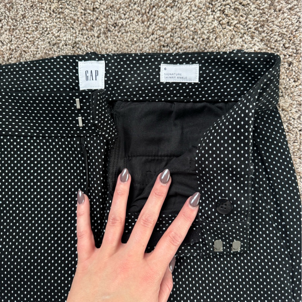 GAP Black and White Polka Dot Trousers